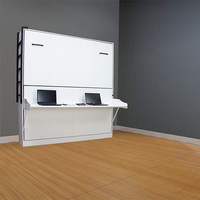 MS2015 FBH Ensemble de lit superposé pour bureau à domicile 90 cm X 190 cm Table élévatrice haut de gamme pour espace au sol