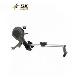 SK Fitness <span class=keywords><strong>Rameur</strong></span> d'intérieur commercial <span class=keywords><strong>Rameur</strong></span> pneumatique pliable pour salle de sport à domicile avec fonction de rangée assise pour un usage domestique - Product Image 2