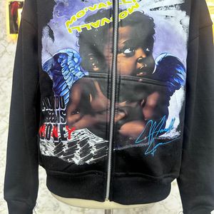 Meilleure vente chaude mode la plus demandée sweat à capuche avec fermeture éclair Puff Printed factory made bon prix sweats à capuche pour hommes sweats à capuche pour hommes - Product Image 6