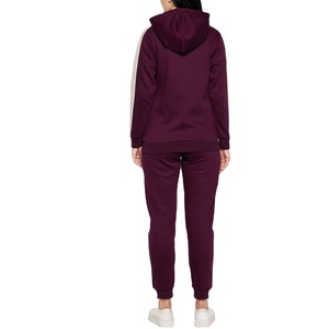 Gran oferta, chándal de mujer de algodón 100% ligero de alta calidad, Top de invierno con patrón sólido de tendencia con logotipo personalizado - Product Image 6