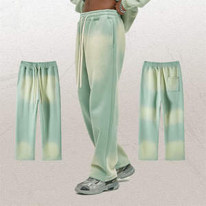 Joggers amples pour hommes en coton, légers, de haute qualité, avec poches, décontractés, à blocs de couleur, taille élastique, respirants, vente en gros - Product Image 2