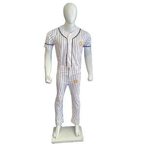 Best-seller Uniformes de baseball par sublimation Vêtements abordables pour hommes Ensemble maillot et pantalon de softball 2 pièces - Product Image 1