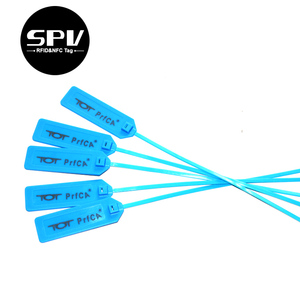 Bằng chứng giả mạo UHF <span class=keywords><strong>chip</strong></span> ISO18000-C Zip Tie dùng một lần con dấu RFID impinj MONZA m730 Cáp nhựa tag - Product Image 4