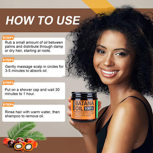 La más popular Etiqueta Privada <span class=keywords><strong>mantequilla</strong></span> cruda sin refinar aceite de Batana cuero cabelludo dañado cabello seco ACEITE DE Batana para el crecimiento del cabello - Product Image 5