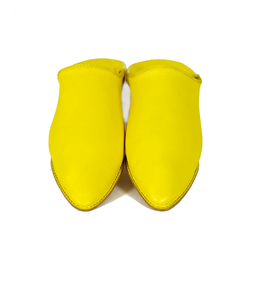 Chaussons pointus unisexes en cuir véritable marocain 100%, antidérapants, semelle en caoutchouc EVA, faits à la main, légers et doux pour l'extérieur - Product Image 4