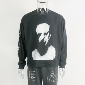Sweat à capuche oversize pour homme, OEM, coton mélangé, sur mesure, broderie 3D, poche en polaire, respirant, hiver, à capuche - Product Image 3