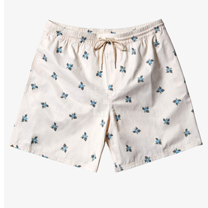 กางเกงชายหาดผู้ชาย ดีไซน์ล่าสุด ลายเรียบ ผ้าฝ้าย สไตล์ลำลอง เอวยางยืด ระบายอากาศ แห้งเร็ว เอวสูง - Product Image 1