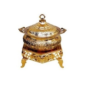 Servicio de Buffet, olla de calefacción, catering de 6L, mantiene la sopa más caliente, plato de frotamiento redondo, restaurante comercial de alta calidad, cartón ecológico - Product Image 1