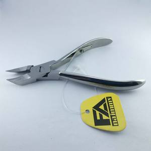 Pinces à ongles à cuticules (poignée unie/imprimée) poignée miroir en acier inoxydable CE & ISO approuvé - Product Image 3