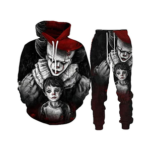 Ensemble de survêtement streetwear sublimé OEM/ODM en gros, pull molletonné couleur unie, ensembles de survêtement pour femme 100% coton pour l'extérieur - Product Image 3