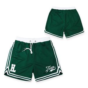 Wholesale Custom Vintage Basketball <b>Shorts</b> <b>Zipper</b> <b>Pockets</b> Quick Dry Blank Embroidered Mesh Board <b>Shorts</b> Pattern Washed - Product Image 1