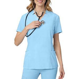 Conjuntos de Uniformes Médicos Unisex de Tallas Grandes 100% Algodón Tejido para Hospital, Doctor, Estética, Detección de Agujas, Deportes y Medicina (Venta al por Mayor) - Product Image 1