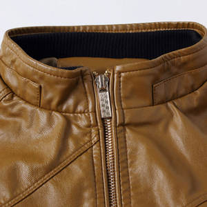 แจ็กเก็ตหนังสำหรับผู้ชายแจ็กเก็ตหนังสำหรับฤดูหนาวสำหรับผู้ชายน้ำหนักเบา - Product Image 3