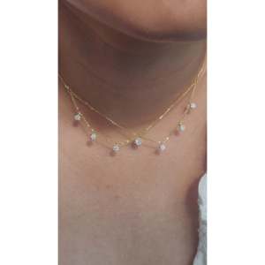 Collar de Perlas de Agua Dulce con Diamantes en Forma de Estrella - Product Image 2