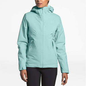 Veste Softshell à séchage rapide pour femmes élégantes grande taille pour la randonnée hivernale polaire garder au chaud imprimé décoration poche tissu tricoté - Product Image 1