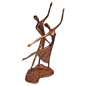 Escultura Figurativa de Metal Bronce, Decoración Artística para Mesa, Figuras Humanas Hechas a Mano para Decoración de Sala de Estar, Venta al Por Mayor - Product Image 4
