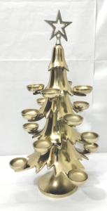 PRÊT À EXPÉDIER VENTE CHAUDE NOUVEAU DESIGN Bougeoir en métal T-Lite de Noël Cadeau de bas décoratif avec lumière - Product Image 5