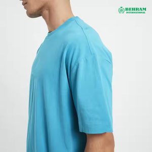 เสื้อยืดผู้ชายคุณภาพสูง ผลิตจากผ้าฝ้ายปากีสถาน 180 กรัม เป็นมิตรต่อสิ่งแวดล้อม ไม่เป็นขุย 100% โพลีเอสเตอร์ ไซส์ใหญ่ ทรงปกติ ราคาถูก - Product Image 6