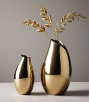 Vases à fleurs en aluminium modernes de dernière conception, couleurs personnalisées, qualité supérieure, décoration de centre de table, miroir rose
