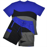 Ensemble short et t-shirt d'hiver pour homme, rayures latérales, extensible dans quatre directions, séchage rapide, respirant, en coton, pour la course, personnalisable, grandes tailles