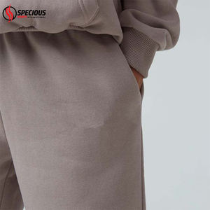 Survêtement décontracté à capuche pour femme en coton 100% de haute qualité, vêtements de rue d'hiver, écologique, manches longues, couleur unie, coupe classique - Product Image 6