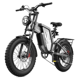 Bicicleta Eléctrica de Nieve con Llantas Gruesas de 20 Pulgadas, Motor Central de 1000W, Batería de Litio de 48V, Doble Suspensión, Frenos de Disco Hidráulicos y Pantalla LCD - Product Image 2