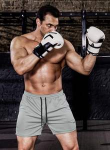 Nouveau short de sport d'été pour hommes pour la salle de sport Musculation Jogging Beach Fitness-Loose Casual Mesh Joggers Anti-Rides Caractéristique Solide - Product Image 2