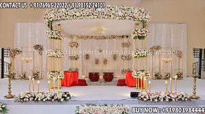 Contemporary Wedding <b>Square</b> Metal Mandap Decor Fantastic Wedding Ceremony Metal Mandap Affordable Wedding Metal Mandap USA Stage - Product Image 4