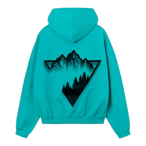 Fabricant de vêtements Sweat-shirt à capuche en molleton uni personnalisé Vente en gros Sweat à capuche unisexe imprimé par sublimation OEM Coton Polyester - Product Image 6