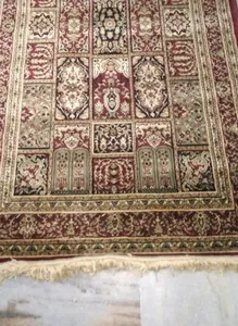 Nouvelle arrivée de tapis en soie de coton à poils hauts avec motif brodé pour la chambre à coucher et le salon disponible au prix de gros - Product Image 4