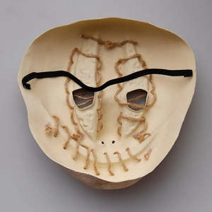 Máscara de Halloween de Joker Asesino, de Goma PVC, de Media Cara, para Cosplay de Payaso, para Fiestas, con Forma de Fantasma, para Impresión DIY - Product Image 4
