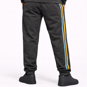 Ensemble survêtement à capuche coupe-vent personnalisé pour homme, haut en polaire doux et chaud, pantalon assorti pour l'hiver, vêtements décontractés, salle de sport ou entraînement sportif - Product Image 6