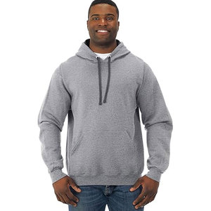 Débardeur à capuche personnalisé sans manches pour la gym, coupe ajustée, style stringer - Product Image 1