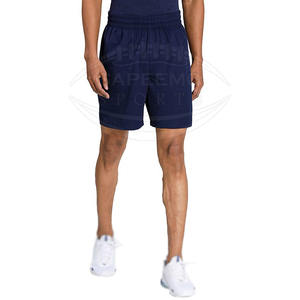 Pantalones Cortos Deportivos para Hombre, Estilo Casual, Tejido de Algodón/Poliéster, Secado Rápido, Ajuste Atlético de Alto Rendimiento, con Cordón - Product Image 1