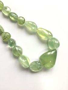 Cuentas Sueltas de Prehnita Natural para la Elaboración de Joyería Fina, Collar de Piedras Preciosas - Product Image 4