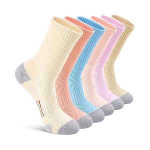 Anatomic <b>Cushion</b> Sport Socks Zoned <b>Padding</b> System Cotton Nylon Spandex For Targeted Impact Protection In Key Areas - Product Image 2