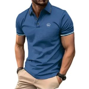 Polo personalizado de Golf para hombre, estampado completo, venta al por mayor, transpirable, de secado rápido, garantía, Polo para hombre, estampado de botones, ropa de calle - Product Image 4