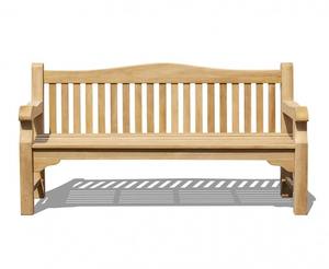 Banc moderne en teck massif de qualité supérieure, minimaliste, résistant à l'eau, durable, pour appartement, meubles d'extérieur, patio, hôtel, complexe hôtelier - Product Image 3