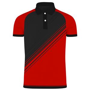 เสื้อโปโลสำหรับผู้ชายผ้าโพลีเอสเตอร์แบบกระดุม3กระดุม3เม็ดทำจากโพลีเอสเตอร์แห้งเร็วออกแบบได้ตามต้องการ - Product Image 3