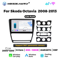 MEKEDE C30 Plus, Unidad Central de Navegación para coche, pantalla Android para coche, Mp3, reproductor de vídeo, Radio para Skoda Octavia 2008-2013