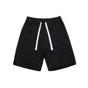 2025 Unisex High Street Pure Cotton Workout Shorts 480g Heavyweight French Terry Nueva llegada Pantalones cortos de punto de calidad para hombres - Product Image 3