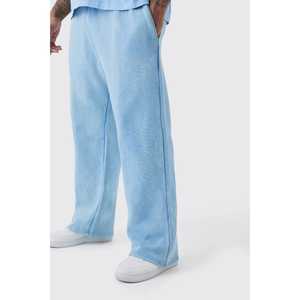 Pantalones Deportivos Unisex para Hombre, Pantalones Jogger de Pierna Ancha con Logotipo Bordado, Pantalones Jogger Holgados de Felpa de Algodón, Estilos de Verano - Product Image 4