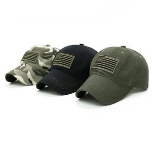 Gorra de béisbol de algodón 100% de 6 paneles de alta calidad, gorra de béisbol personalizada con logotipo bordado - Product Image 1