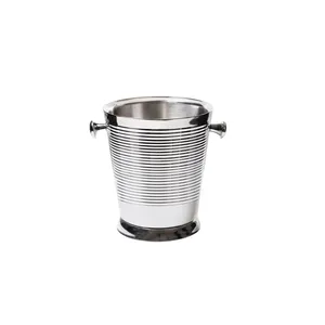 ถังน้ำแข็งทำมือสำหรับงานอีเว้นท์ ถังน้ำแข็งพรีเมียม ถังน้ำแข็งอลูมิเนียมขัดเงาทันสมัยสำหรับบาร์หรู ดีไซน์บาร์ที่บ้านอย่างมีสไตล์ Zahid - Product Image 2