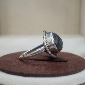 ชุดอัญมณีแลบราโดไรต์วินเทจชุดแหวนดีไซเนอร์งานแฮนด์เมดทำมือทำจากเงินสเตอร์ลิง925 - Product Image 3