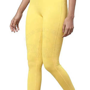 Wholesale Professional Manufacturer High Quality Casual Breathable Women's Mid Waist Knitted Seamless Yoga Sports <b>Legging</b> - Product Image 4