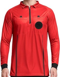 Ensemble d'uniformes d'arbitre de football professionnel de qualité supérieure entièrement personnalisés Maillot de football OEM de haute qualité et ensemble d'uniformes courts - Product Image 1