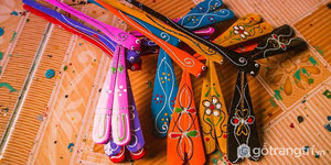 Artesanías de libélula de bambú con toques artísticos finos, perfectas para decorar hogares y regalar - Product Image 2