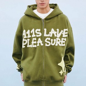 Sweat à capuche pour homme de qualité supérieure, nouveau style, polaire épais, 100% coton, design moderne, polaire doux et chaud, décontracté - Product Image 5