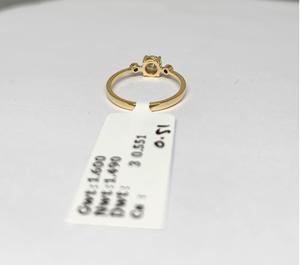Anillo de Compromiso con Diamante de 0.35 Ct Dwt, Oro Sólido de 14K, Solitario de Lujo, Certificado IGI, Calidad Estándar, Unisex, Joyería Fina al por Mayor - Product Image 6